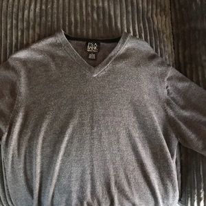 Joseph A. Bank Merino Wool v-neck sweater